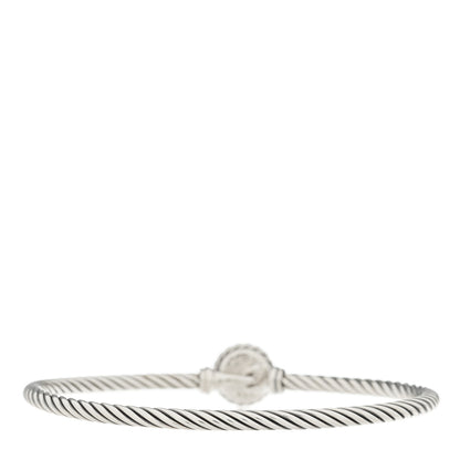 David Yurman Sterling Silver Blue Topaz 3mm Chatelaine Bracelet 2 of 4
