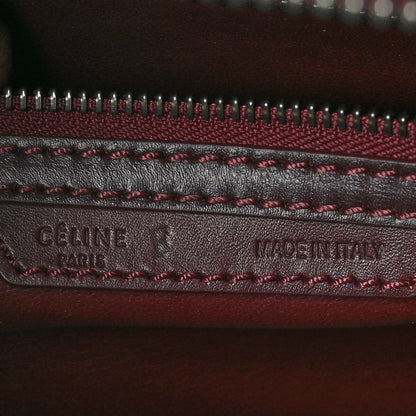Celine Smooth Calfskin Mini Luggage Burgundy 6 of 11