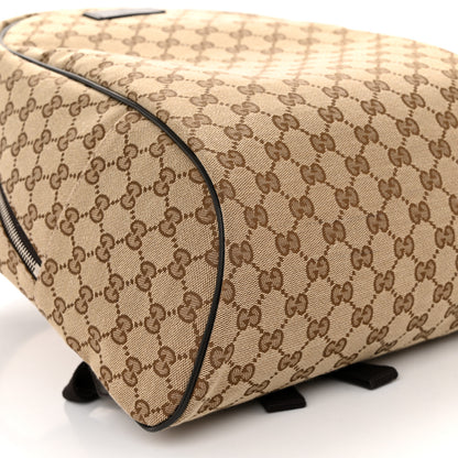 Gucci Monogram Travel Backpack Dark Brown 9 of 10