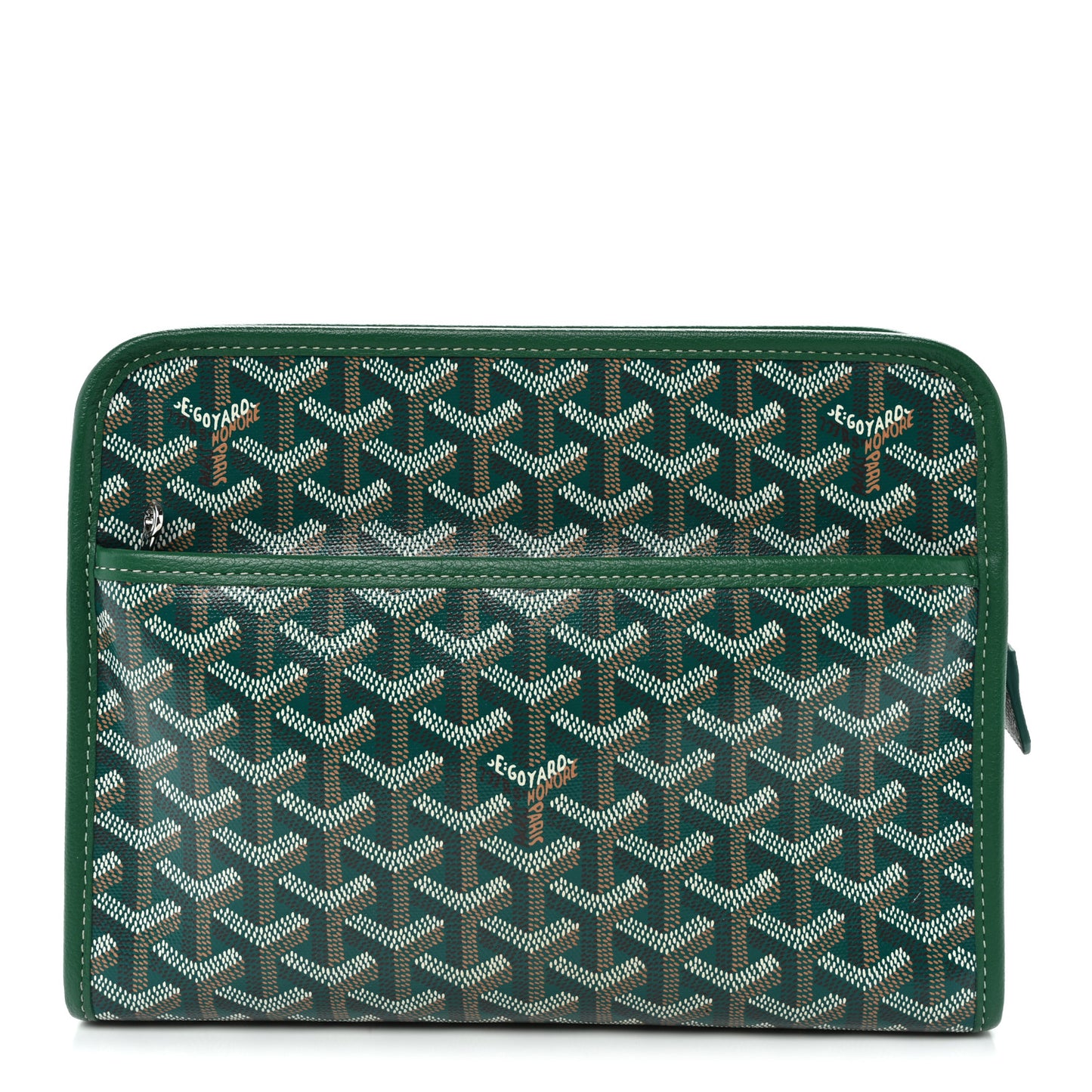 Goyardine Jouvence Toiletry Pouch MM Green