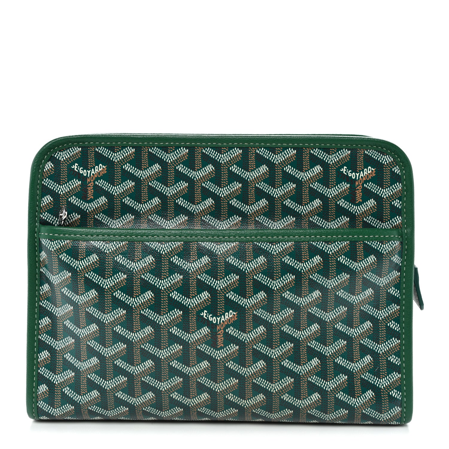 Goyard Goyardine Jouvence Toiletry Pouch MM Green 1 of 9