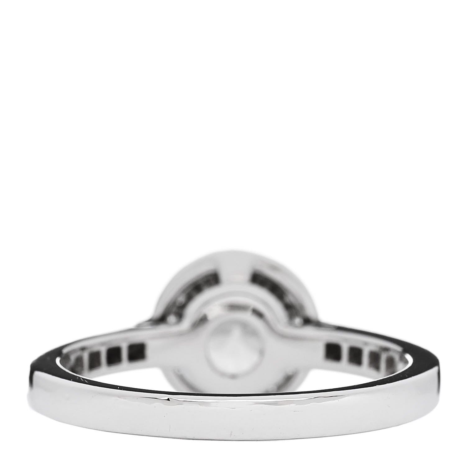 Tiffany Platinum Diamond .78ct Soleste Round Brilliant Engagement Ring 52 6 4 of 7