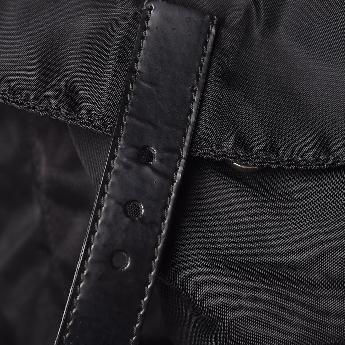 Nylon Vela Medium Backpack Black