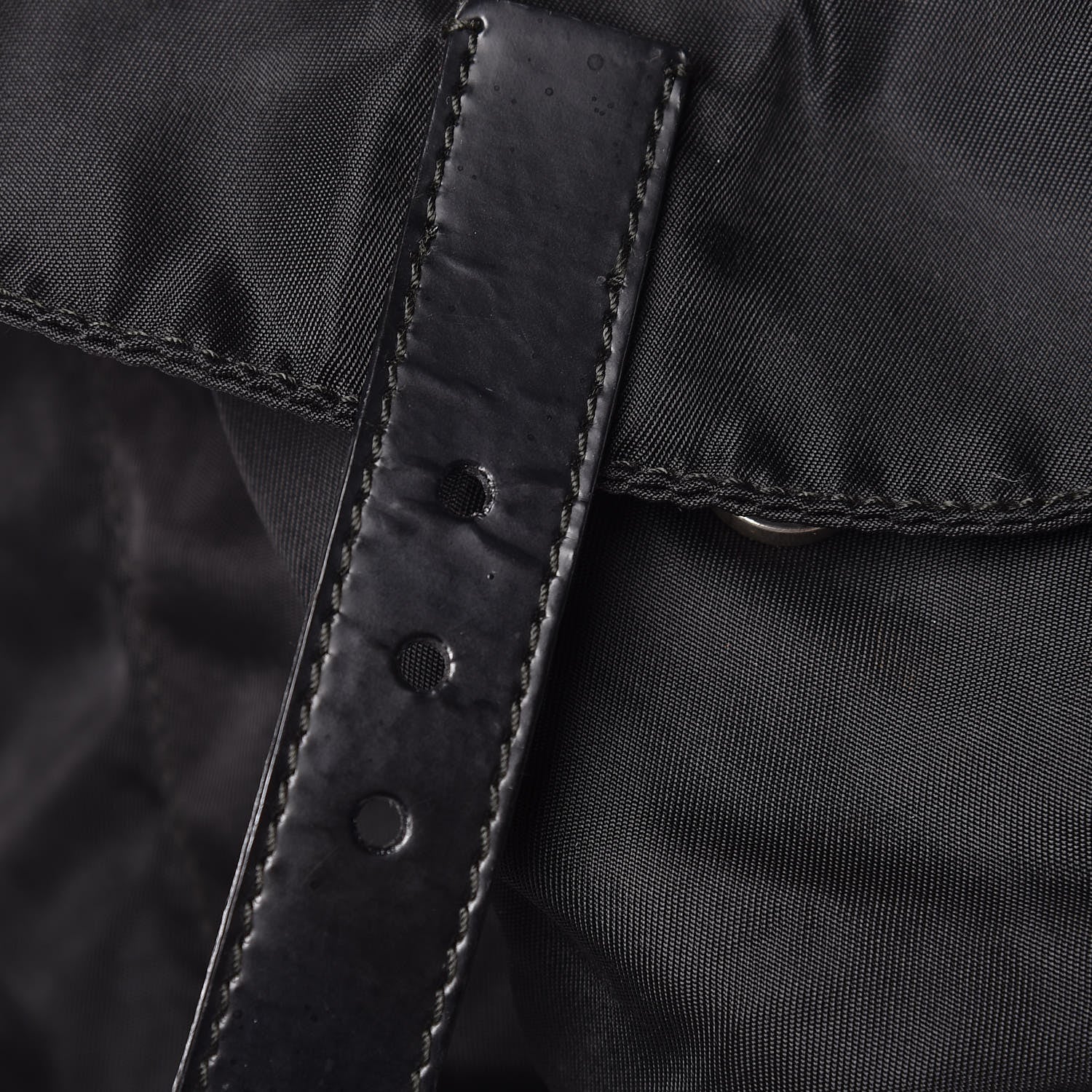 Prada Nylon Vela Medium Backpack Black 11 of 17