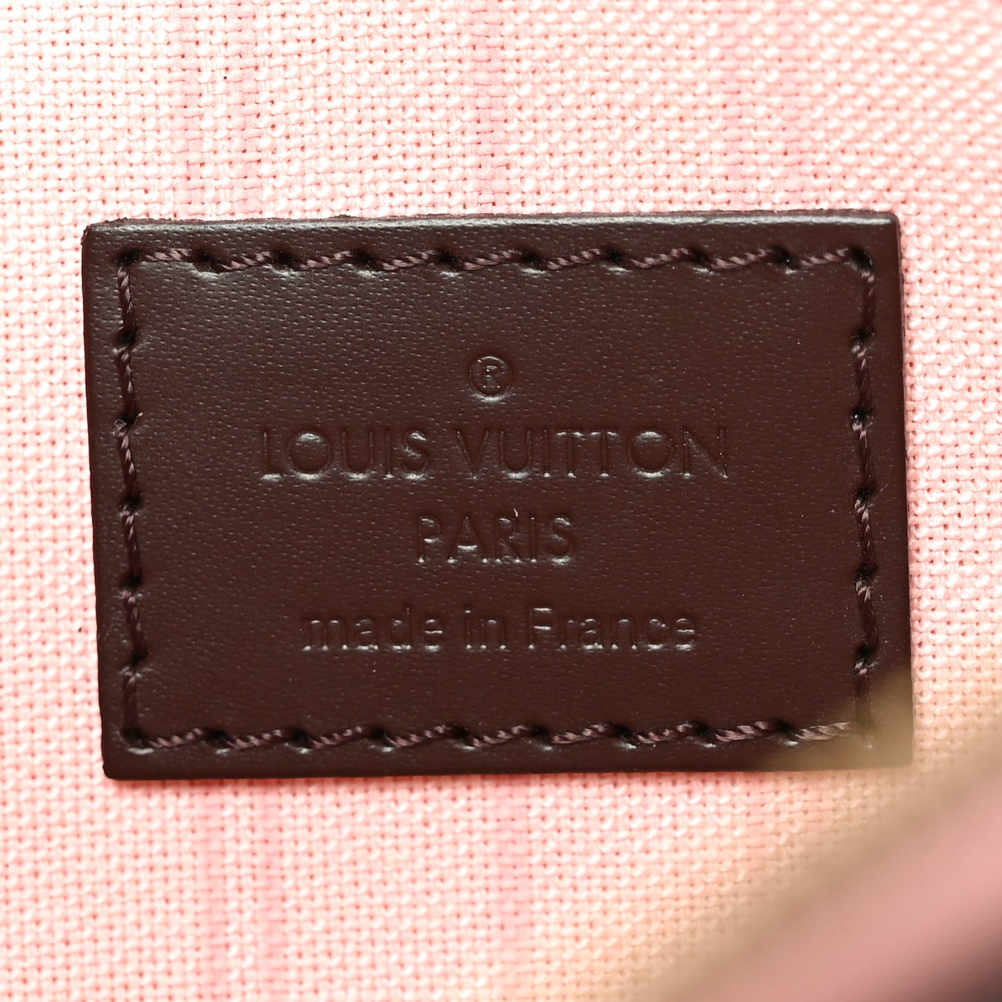 Damier Ebene Neverfull MM GM Pochette Rose Ballerine