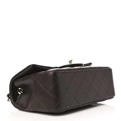 Chanel Lambskin Quilted Mini Rectangular Flap Dark Brown 4 of 12