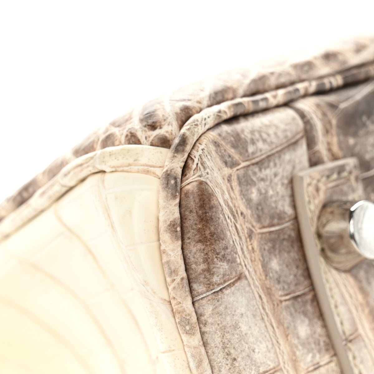 Hermes Matte Niloticus Crocodile Himalaya Birkin 30 Blanc 12 of 18