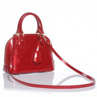 Louis Vuitton Vernis Alma BB Pomme D'Amour 3 of 6