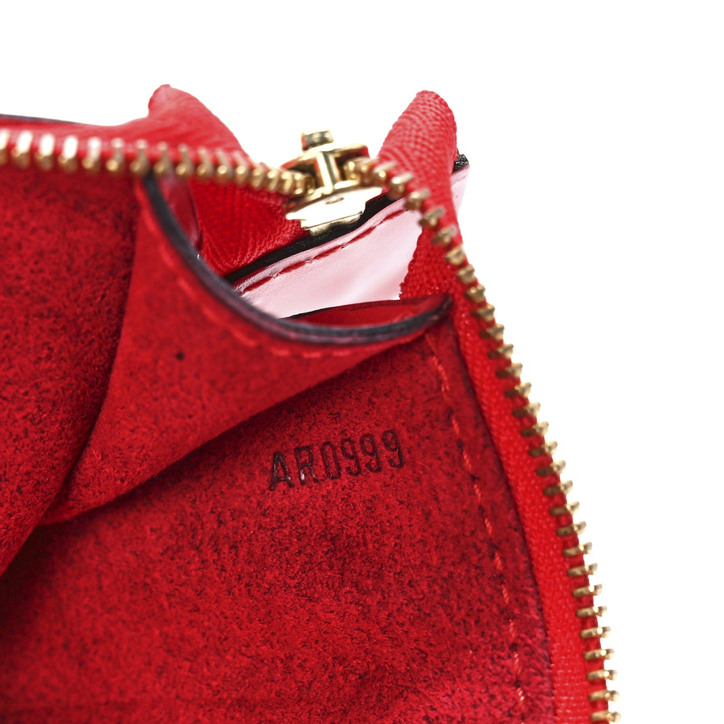 Epi Pochette Accessories 21 Castillan Red