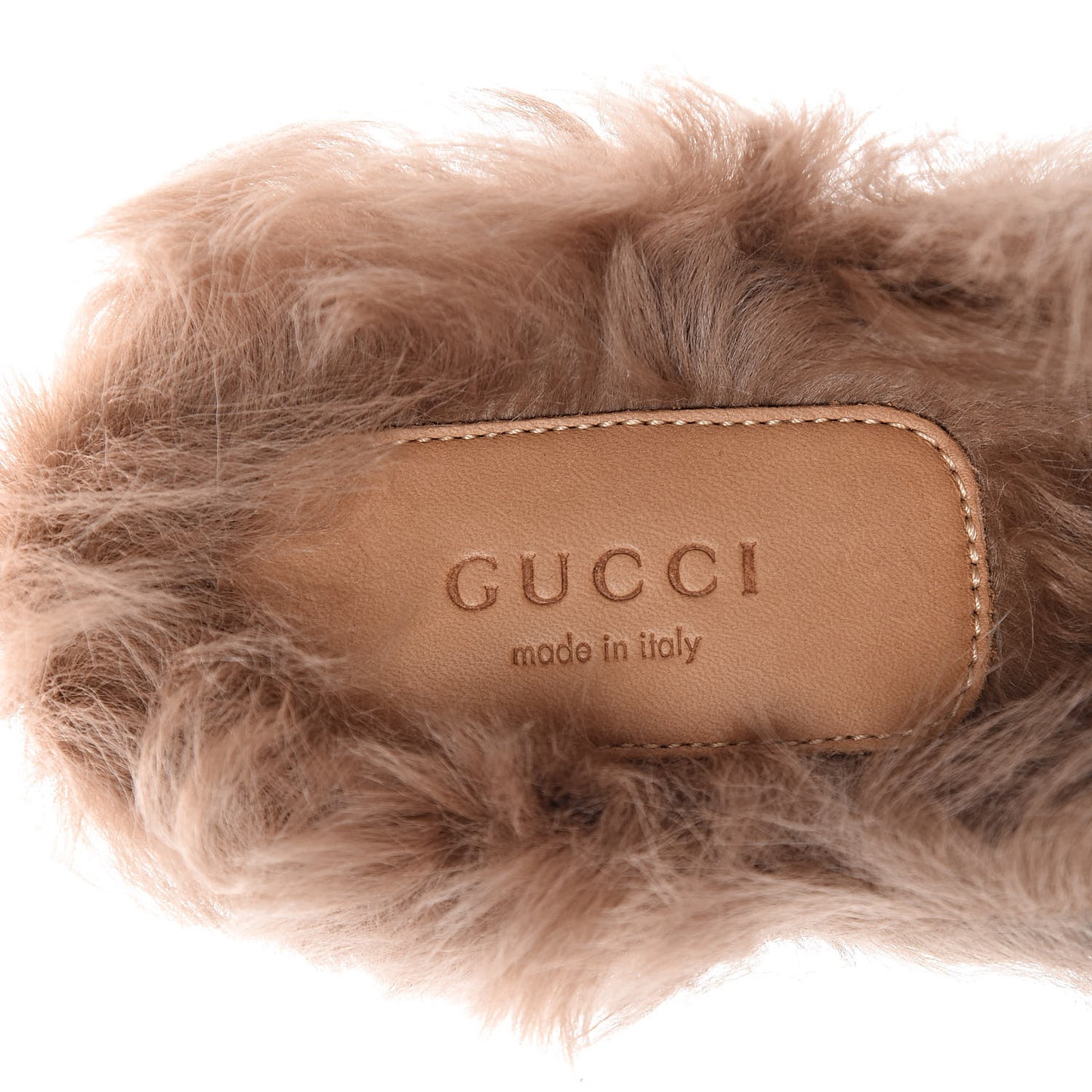 Velvet Fur Womens Princetown Slippers 39.5 Black
