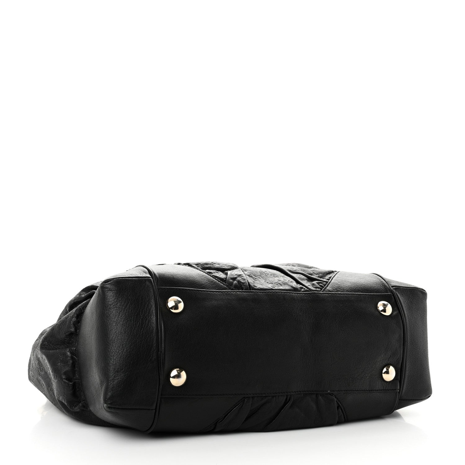 Gucci Guccissima Large Full Moon Tote Black 4 of 10