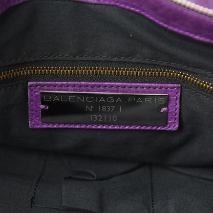 Balenciaga Agneau Classic Hardware Work Ultraviolet 6 of 14