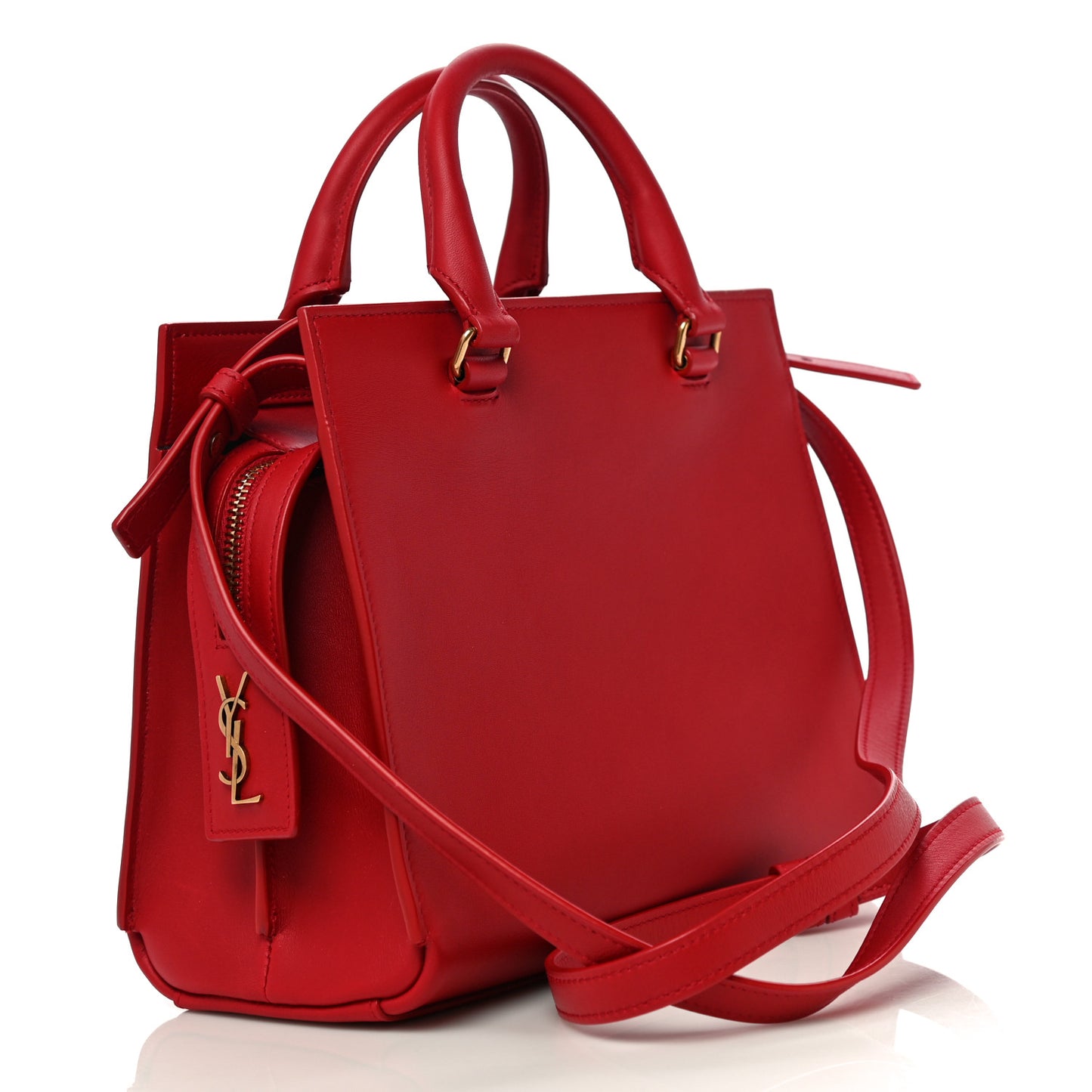 Smooth Calfskin Small East Side Tote Rouge Eros