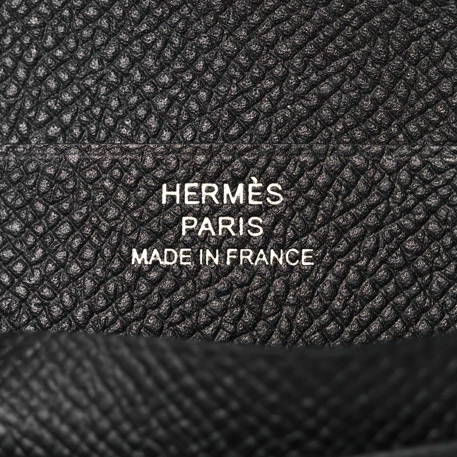 Hermes Epsom Bearn Compact Wallet Black 6 of 8