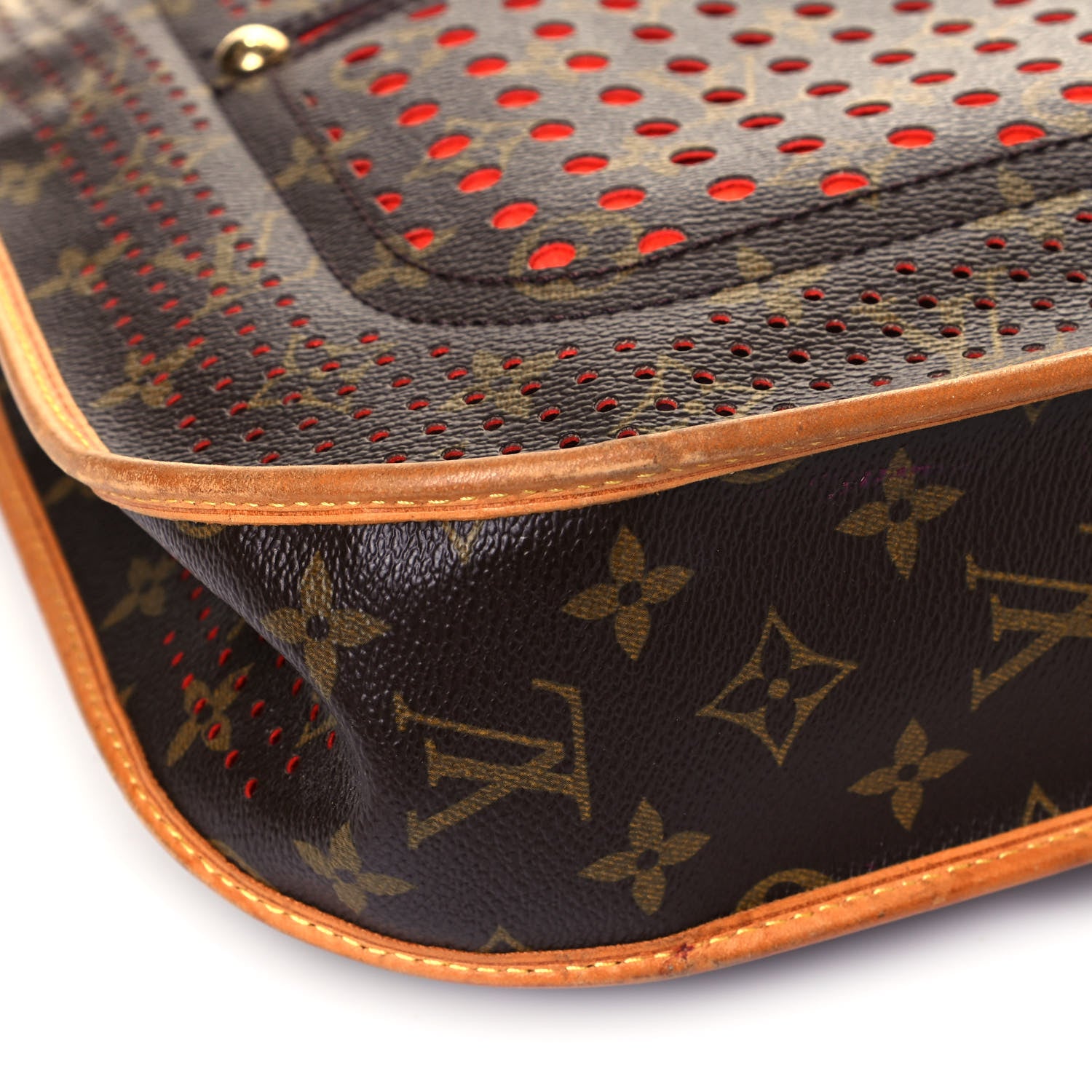 Louis Vuitton Monogram Perforated Musette Orange 8 of 14