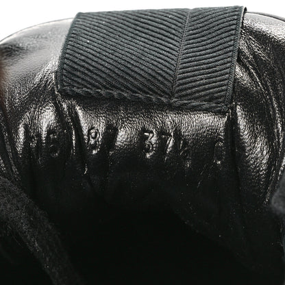 Gucci Dali Soft Calfskin Cut Out Interlocking G Womens Rhyton Sneakers 37.5 Black Ivoire 8 of 9