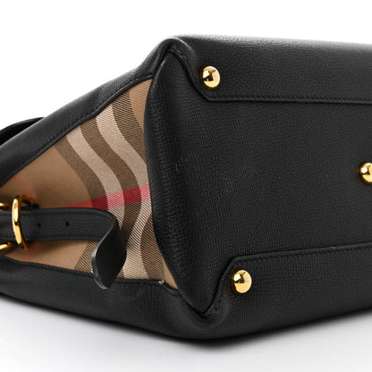 Burberry Derby Calfskin House Check Medium Camberley Black 9 of 12