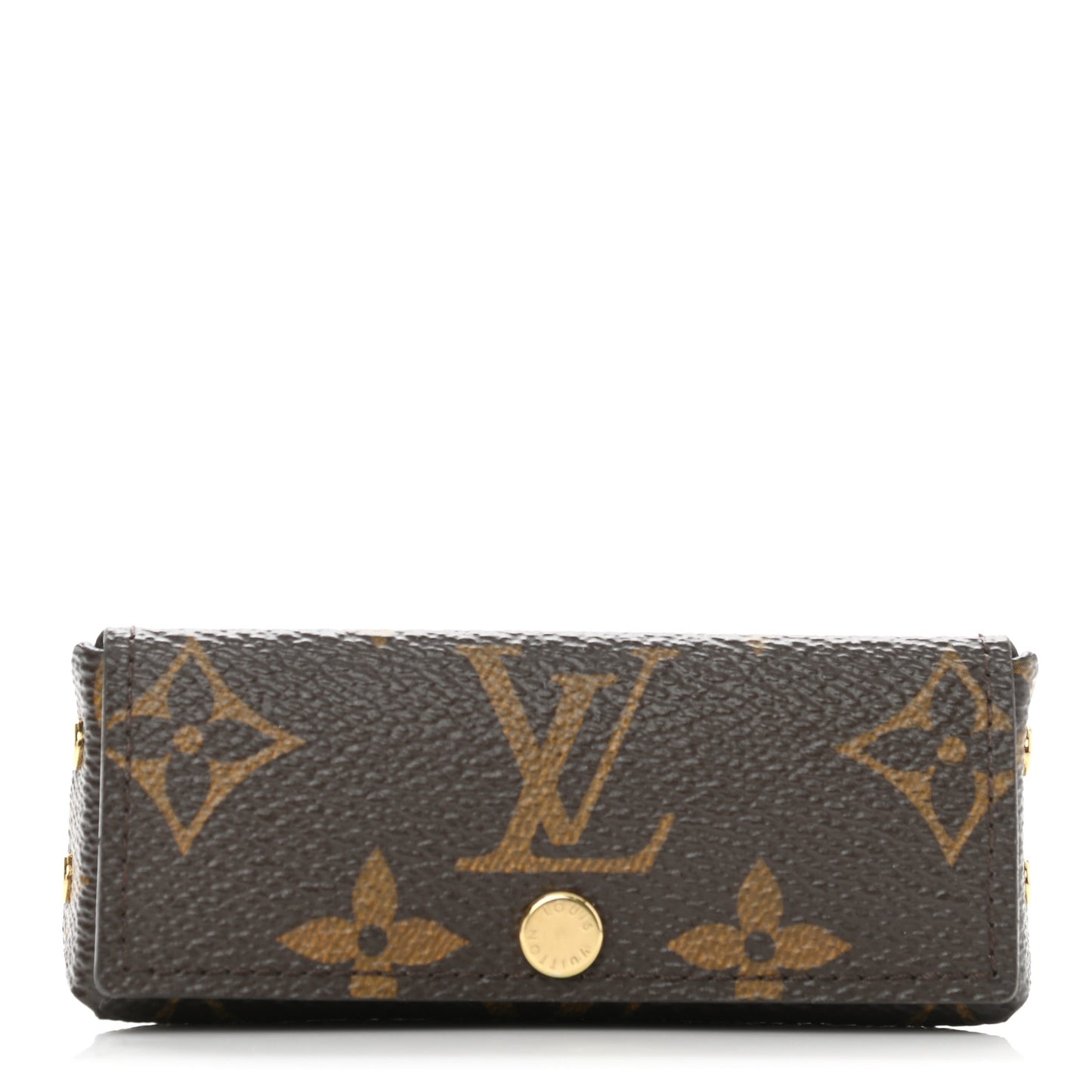 Monogram Lipstick Case Fuchsia