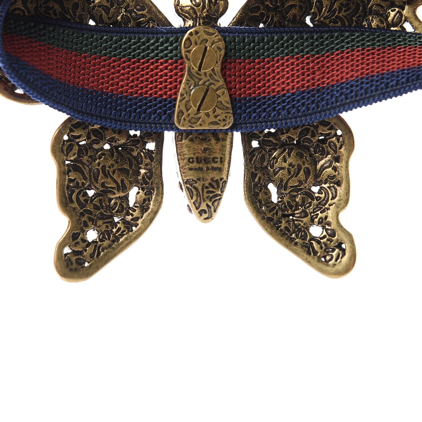 Web Crystal Butterfly Bracelet Multicolor