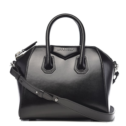 Givenchy Shiny Lord Calfskin Mini Antigona Black 1 of 10