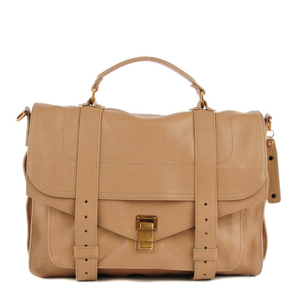Proenza Schouler Lambskin PS1 Large Satchel Sahara 1 of 13