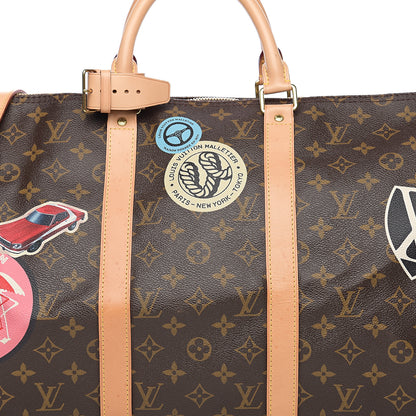 Louis Vuitton Monogram World Tour Keepall Bandouliere 50 7 of 9