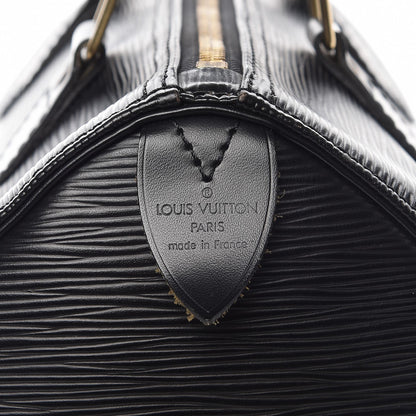 Louis Vuitton Epi Speedy 25 Black 9 of 15