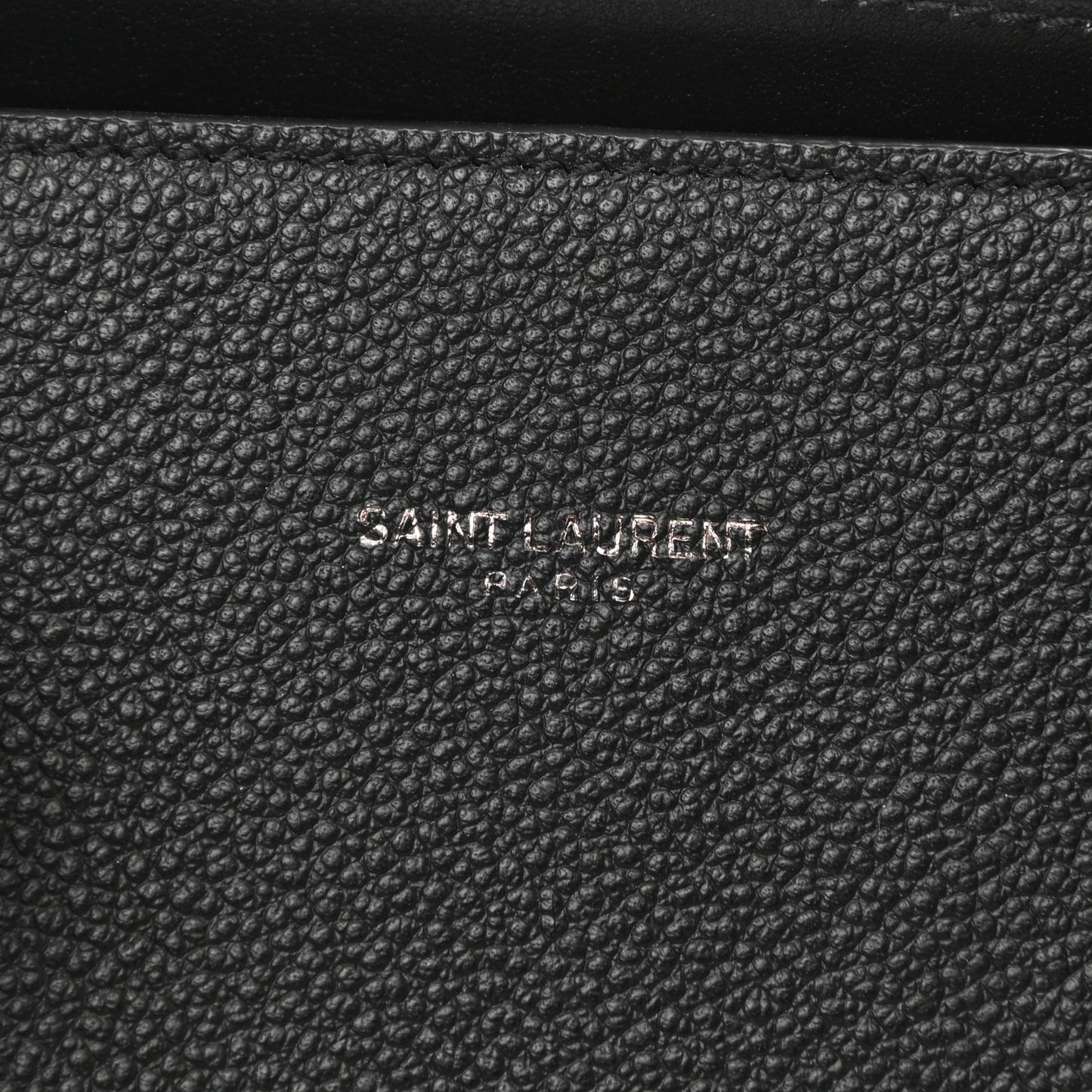 Grained Calfskin Large Sac De Jour Carryall Black