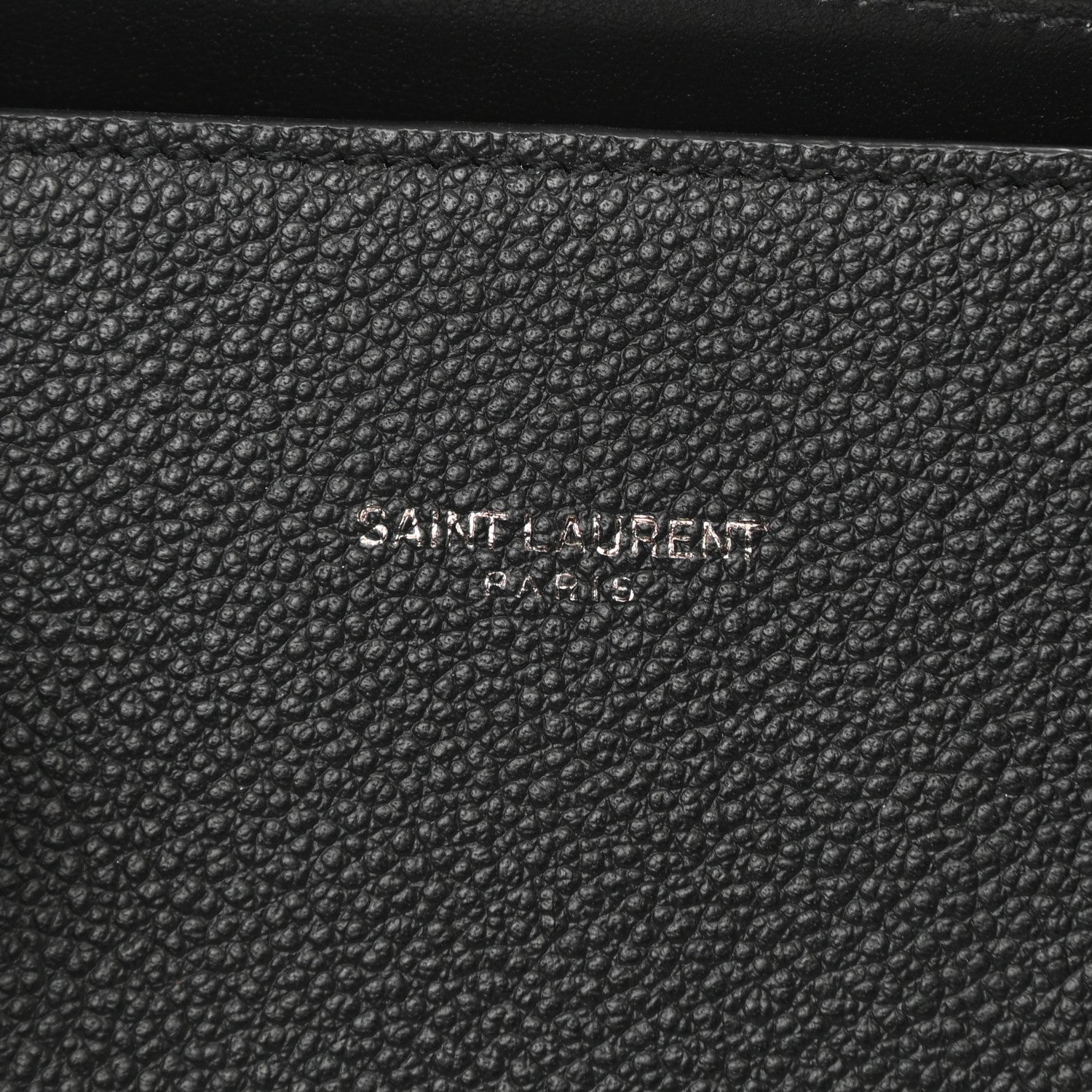 Saint Laurent Grained Calfskin Large Sac De Jour Carryall Black 7 of 12