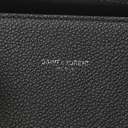 Saint Laurent Grained Calfskin Large Sac De Jour Carryall Black 7 of 12