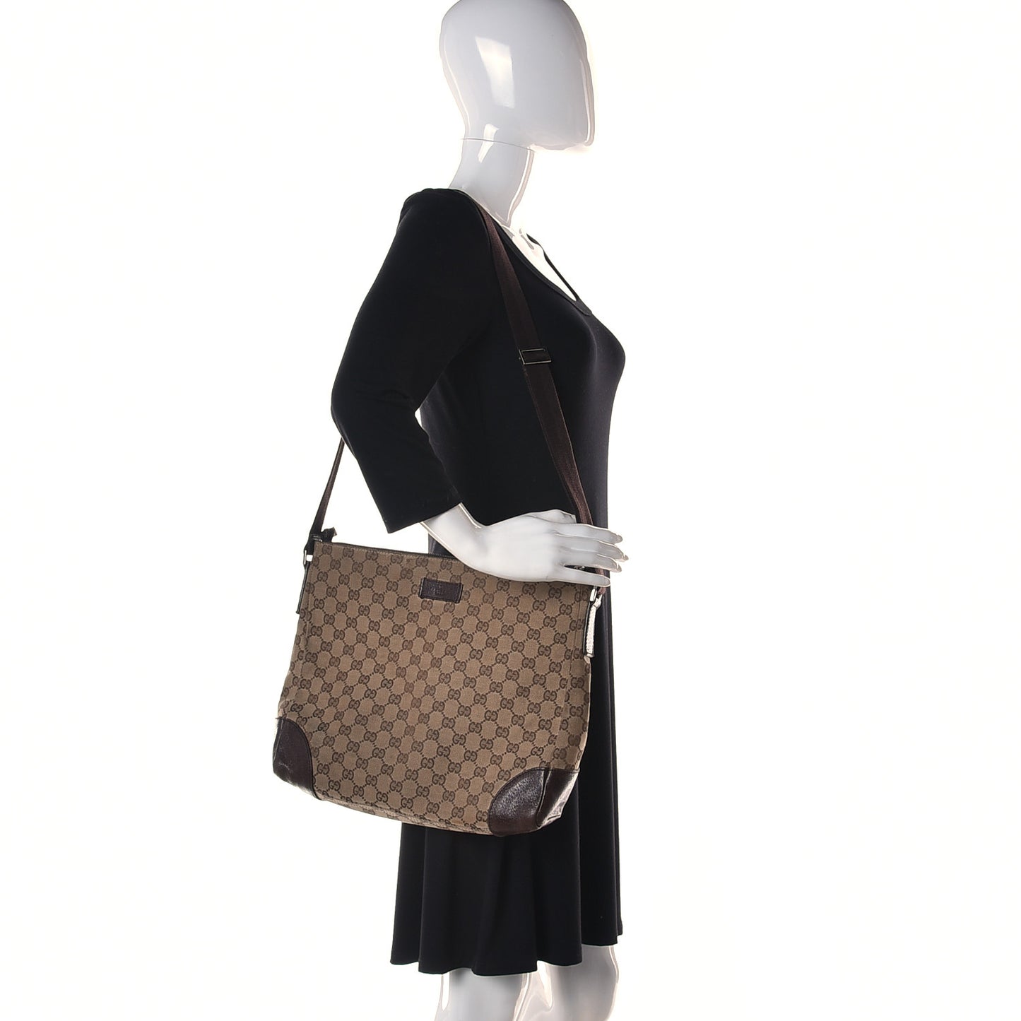 Monogram Messenger Bag Ebony
