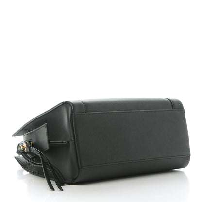 Saint Laurent Smooth Calfskin Small East Side Tote Dark Green 4 of 10