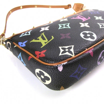 Louis Vuitton Monogram Multicolor Pochette Accessories Black 5 of 9