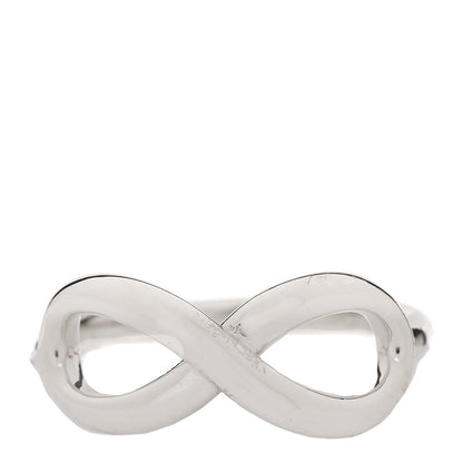 Tiffany Sterling Silver Infinity Ring 50 5.5 1 of 4