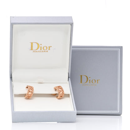 Christian Dior 18K Rose Gold My Dior Earrings 5 of 5