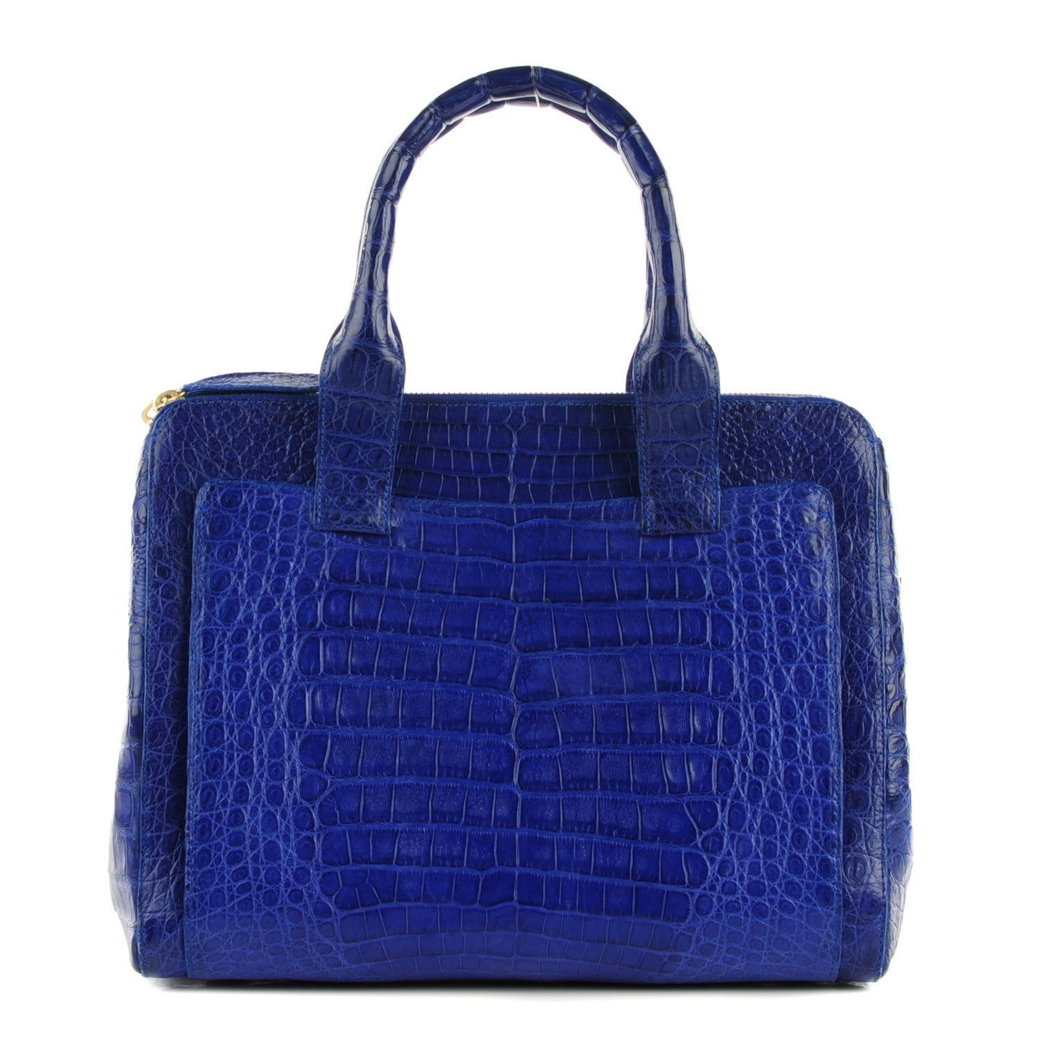 Nancy Gonzalez Crocodile Medium Zip Tote Cobalt 1 of 16