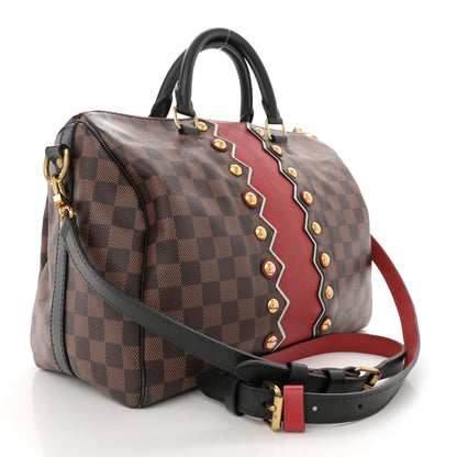 Louis Vuitton Damier Ebene Karakoram Speedy Bandouliere 30 3 of 11