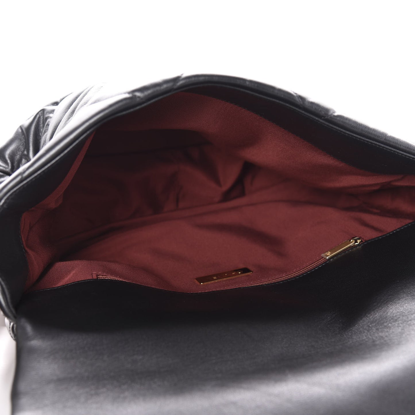 Goatskin Quilted Maxi 19 Flap Black
