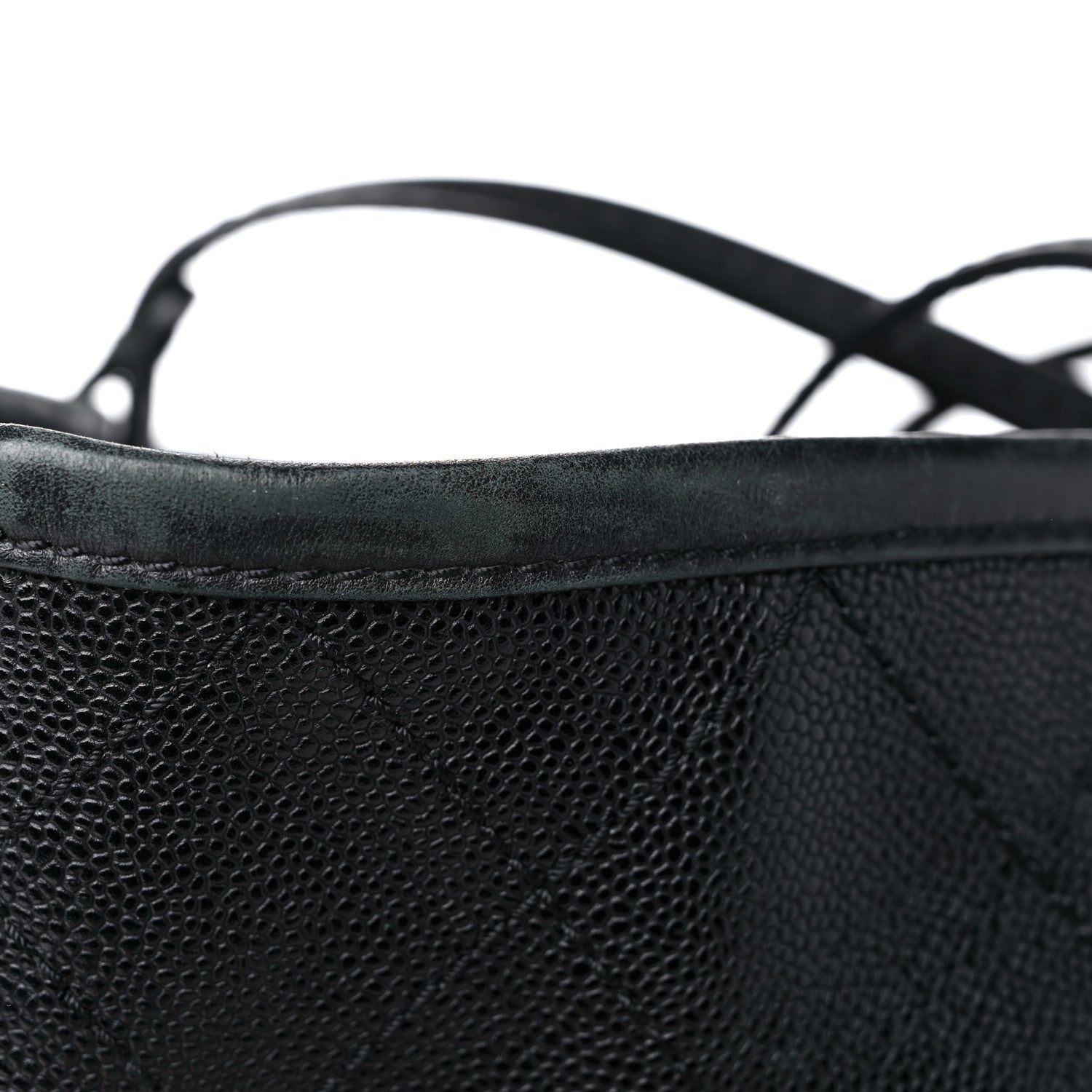 Chanel Grained Calfskin Large Shopping Fever Tote Black 18 of 22