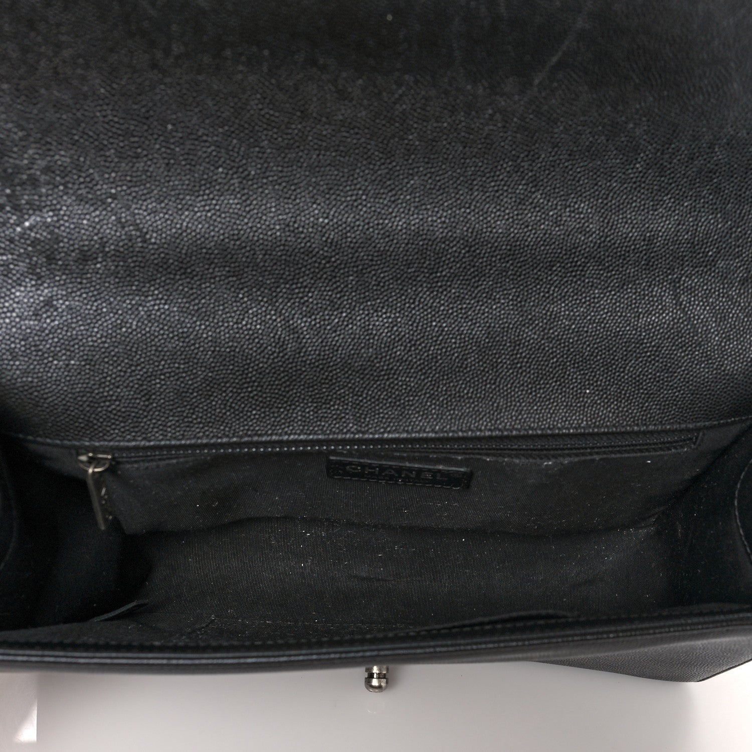 Chanel Caviar Quilted New Medium Boy Flap Black 4 of 10