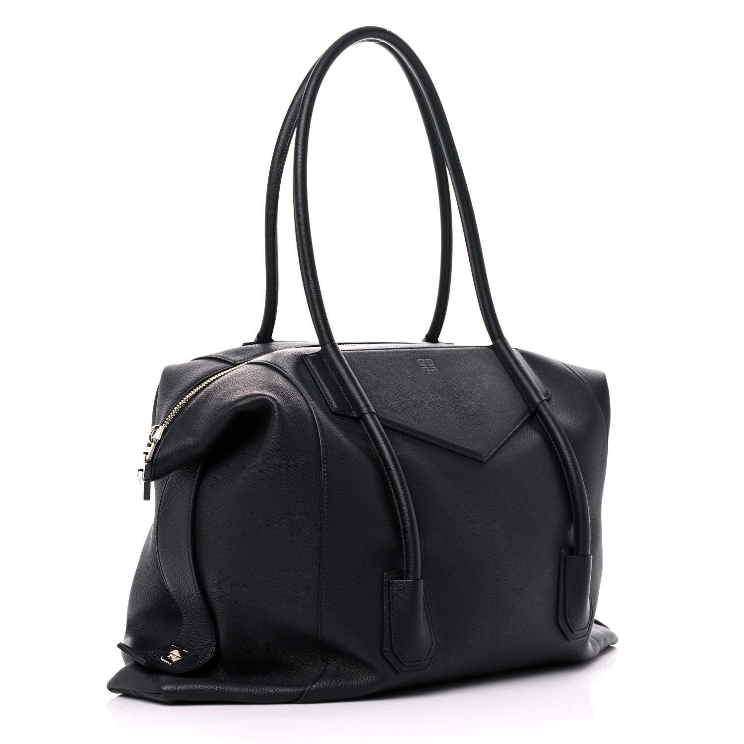 Givenchy Sugar Goatskin Antigona Lock Duffel Bag Black 3 of 13