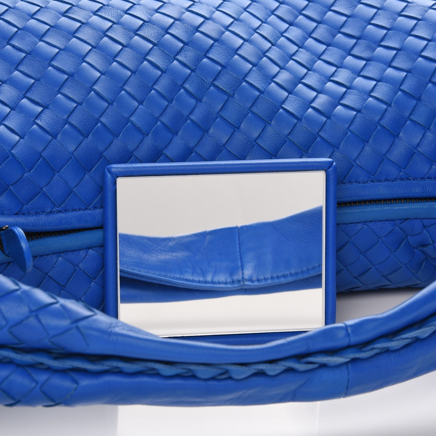 Bottega Veneta Nappa Intrecciato Large Veneta Hobo Signal Blue 5 of 9