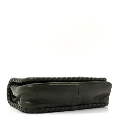 Chanel Calfskin Medium On the Bund Flap Dark Khaki 4 of 10