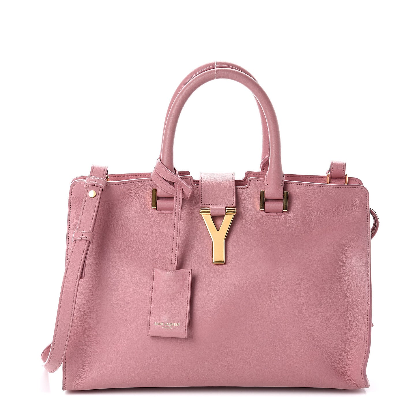 Calfskin Small Classic Y Cabas Vieux Rose