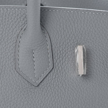 Hermes Togo Birkin 30 Bleu Glacier 26 of 38
