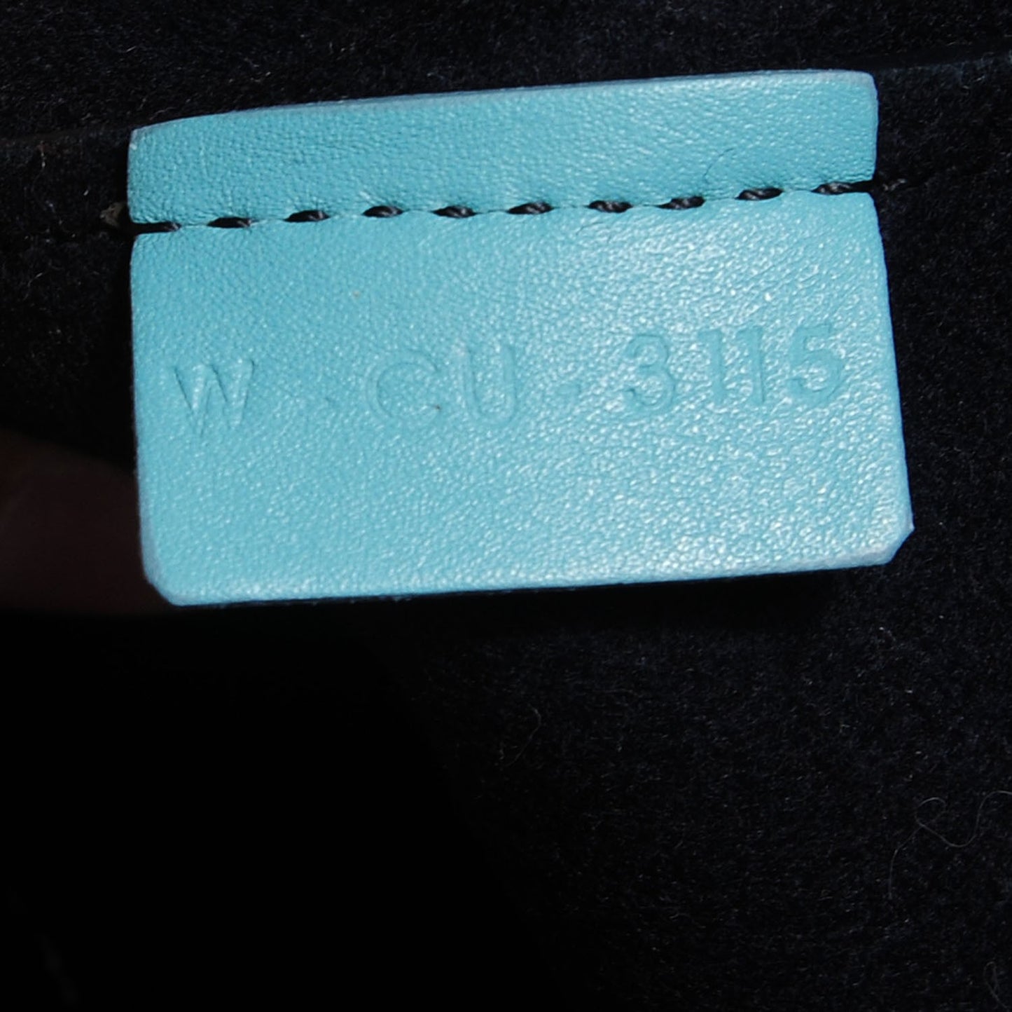 Shiny Smooth Calfskin Small Bi-Color Twisted Cabas Antarctic Brick