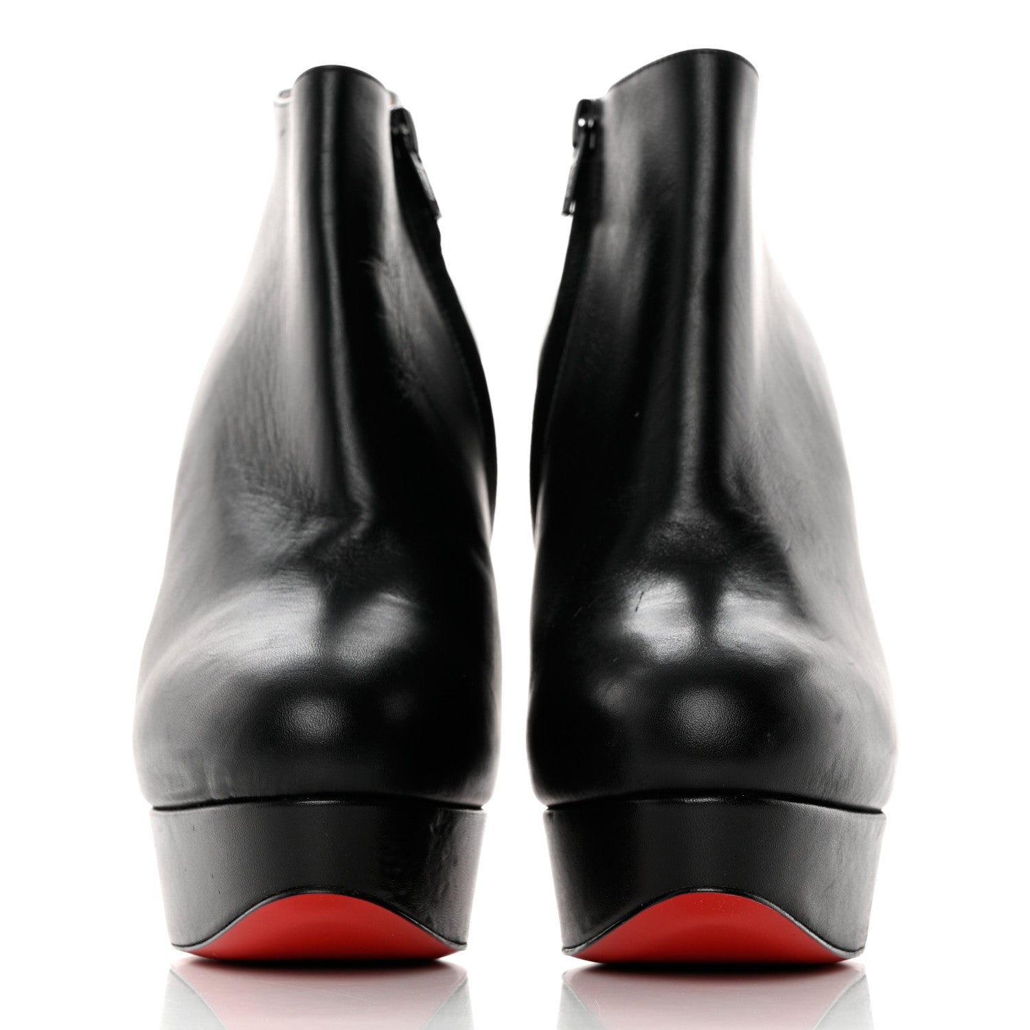 Christian Louboutin Calfskin Dirdibootie 130 Ankle Booties 36.5 Black 2 of 9