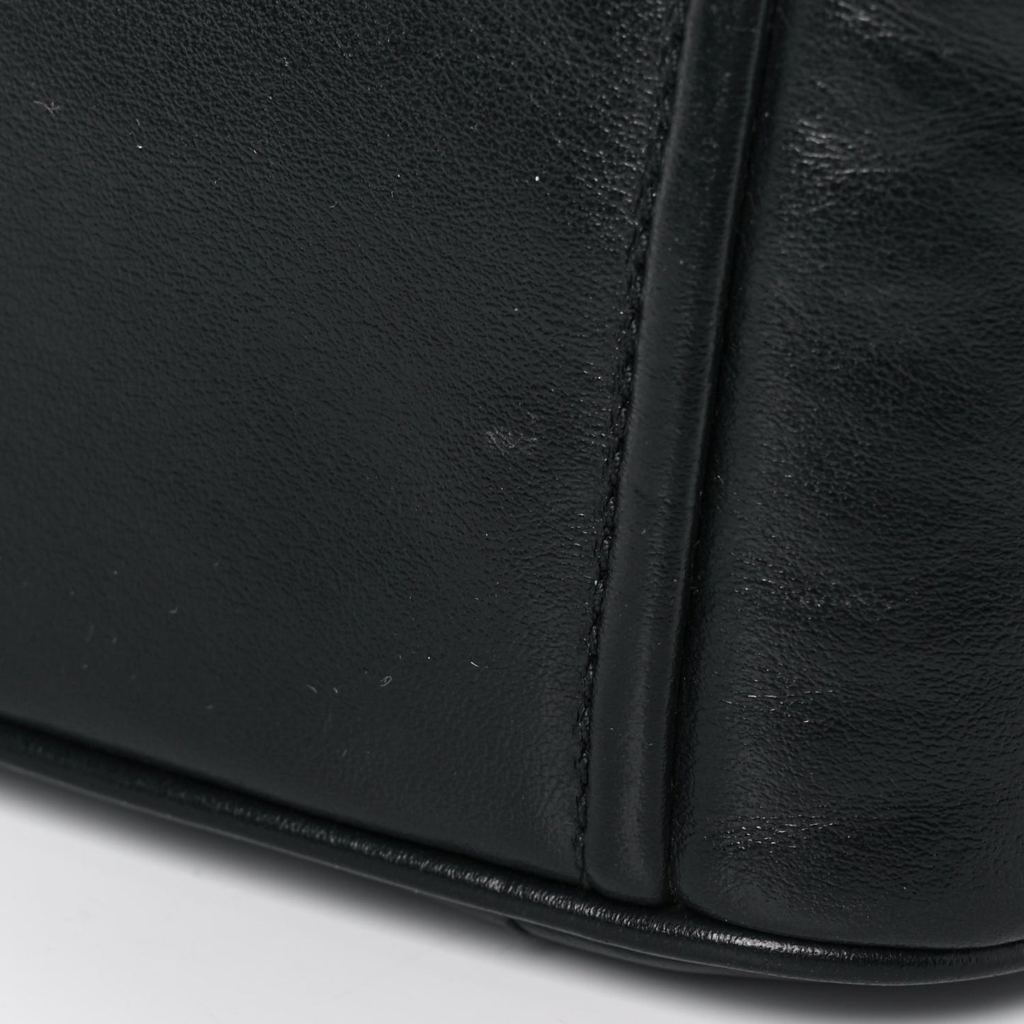 Soft Calfskin Diagramme Camera Bag Black