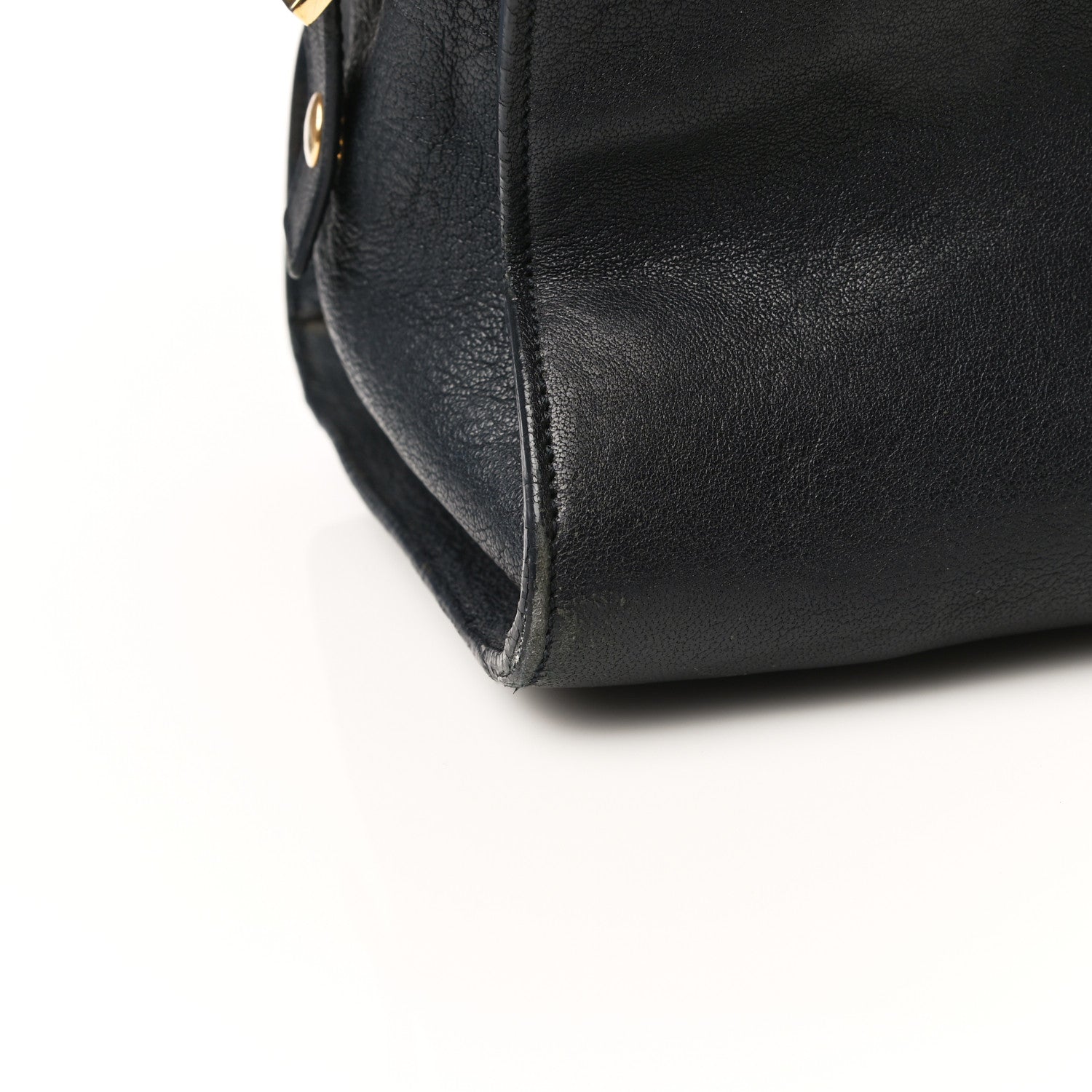 Saint Laurent Sheepskin Small Cabas ChYc Navy 8 of 26
