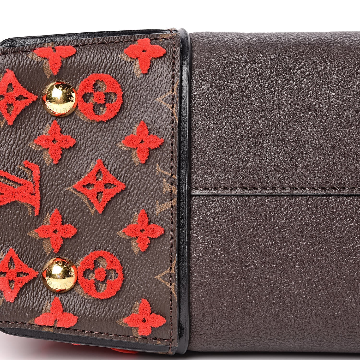 Louis Vuitton Veau Cachemire Tote W PM Chocolate 12 of 13